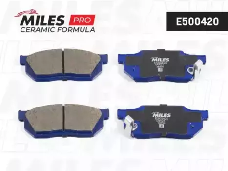 Тормозные колодки дисковые передняя ось MILES E500420