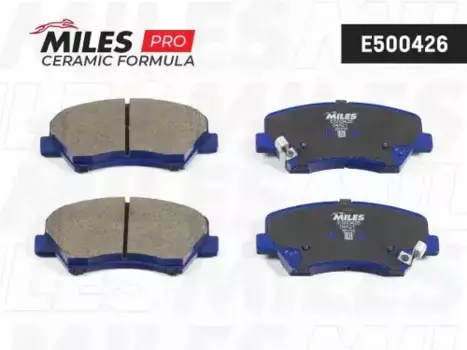 Тормозные колодки дисковые передняя ось MILES E500426