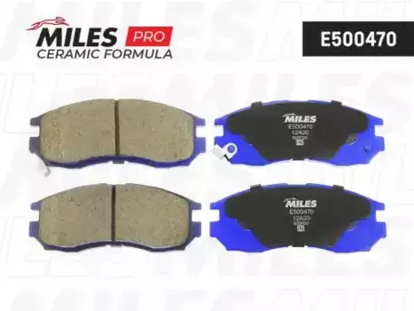 Тормозные колодки дисковые передняя ось MILES E500470