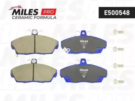 Тормозные колодки дисковые передняя ось MILES E500548