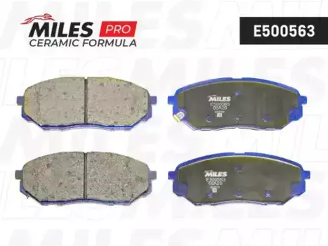 Тормозные колодки дисковые передняя ось MILES E500563