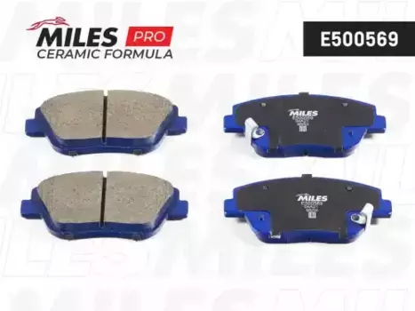 Тормозные колодки дисковые передняя ось MILES E500569