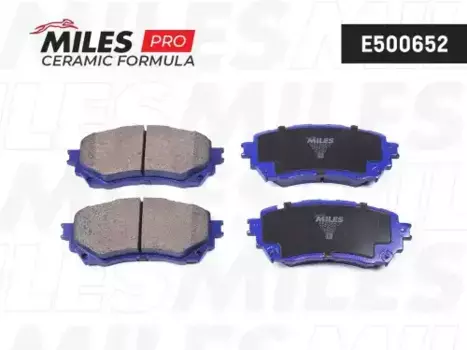 Тормозные колодки дисковые передняя ось MILES E500652