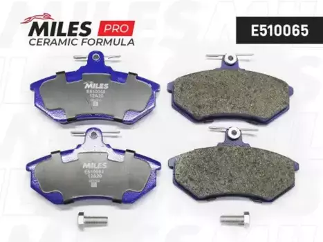 Тормозные колодки дисковые передняя ось MILES E510065