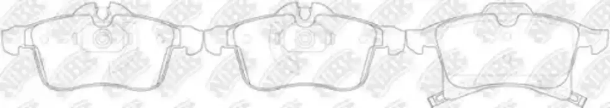 Тормозные колодки дисковые передняя ось NIBK PN0355