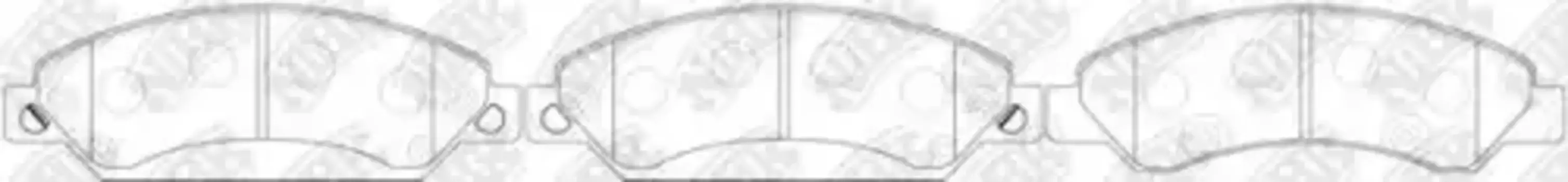 Тормозные колодки дисковые передняя ось NIBK PN0400