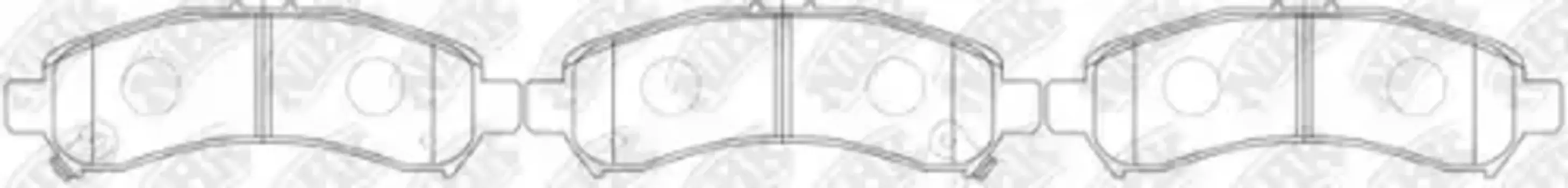 Тормозные колодки дисковые передняя ось NIBK PN0553