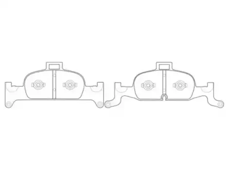 Тормозные колодки дисковые передняя ось NIBK PN0728