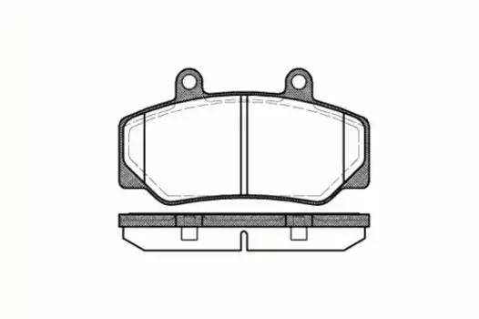 Тормозные колодки дисковые передняя ось REMSA 0176.20