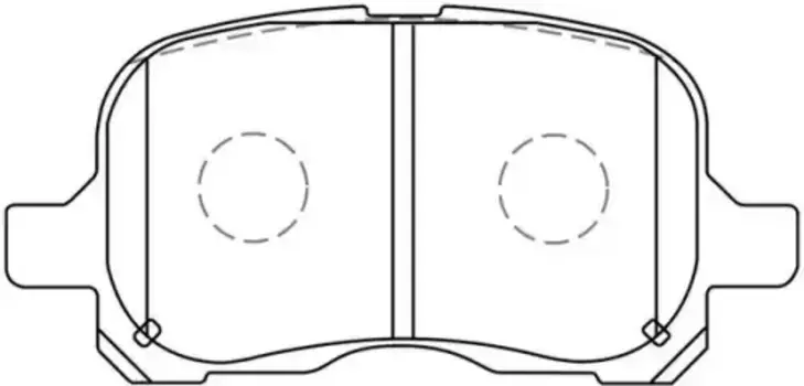 Тормозные колодки дисковые передняя ось SB NAGAMOCHI BP21302