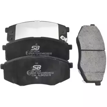 Тормозные колодки дисковые передняя ось SB NAGAMOCHI BP10704