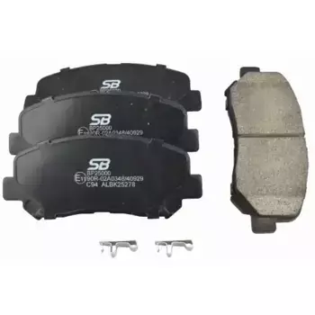 Тормозные колодки дисковые передняя ось SB NAGAMOCHI BP25000