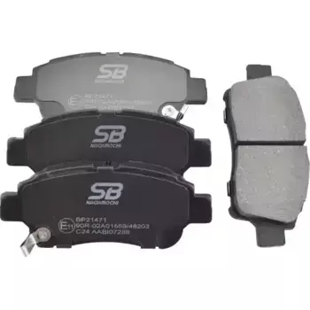 Тормозные колодки дисковые передняя ось SB NAGAMOCHI BP21471