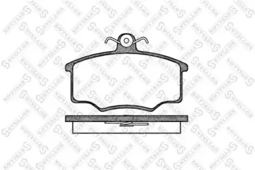 Тормозные колодки дисковые передняя ось STELLOX 057 020-SX