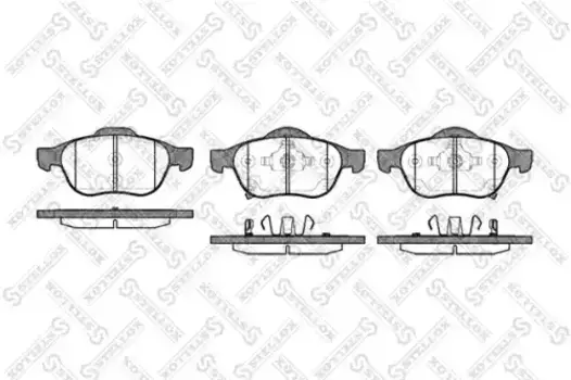 Тормозные колодки дисковые передняя ось STELLOX 1065 002-SX