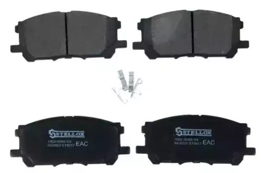 Тормозные колодки дисковые передняя ось STELLOX 1555 000B-SX