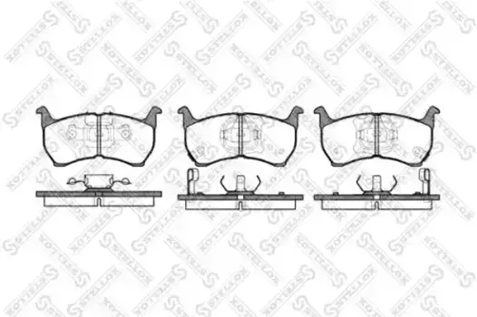 Тормозные колодки дисковые передняя ось STELLOX 175 002-SX