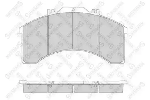 Тормозные колодки дисковые передняя ось STELLOX 85-11402-SX