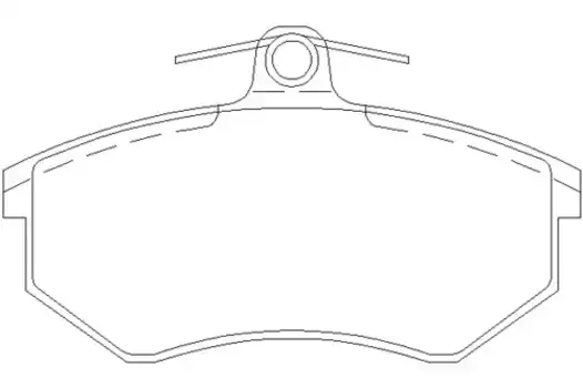 Тормозные колодки дисковые передняя ось TEXTAR 2066921