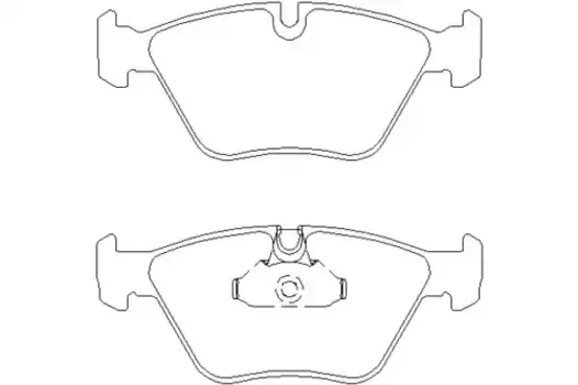 Тормозные колодки дисковые передняя ось TEXTAR 2199003