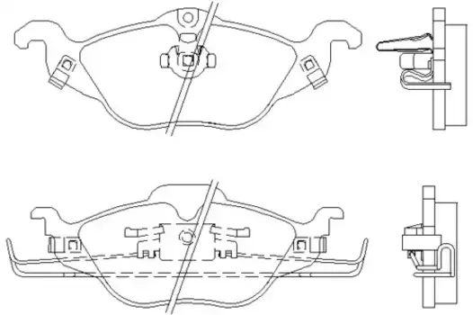 Тормозные колодки дисковые передняя ось TEXTAR 2306302