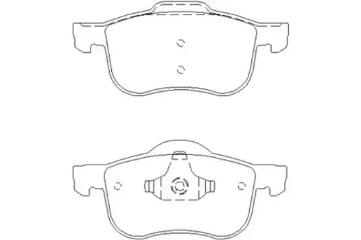 Тормозные колодки дисковые передняя ось TEXTAR 2307303