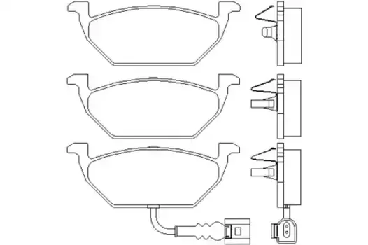 Тормозные колодки дисковые передняя ось TEXTAR 2313101