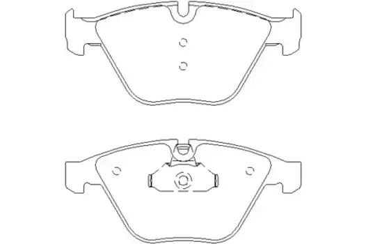 Тормозные колодки дисковые передняя ось TEXTAR 2331303