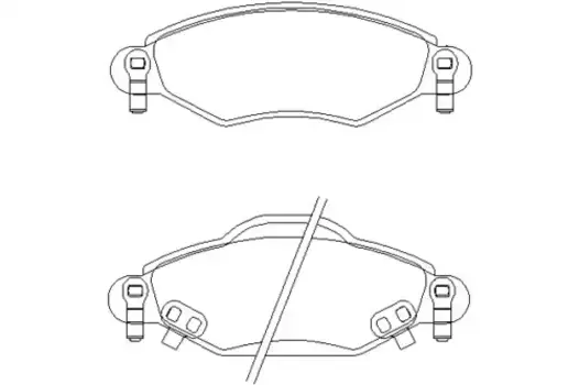Тормозные колодки дисковые передняя ось TEXTAR 2334001