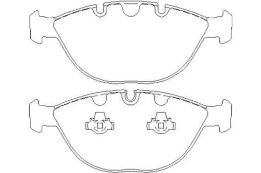Тормозные колодки дисковые передняя ось TEXTAR 2344801