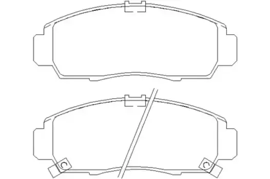 Тормозные колодки дисковые передняя ось TEXTAR 2372901