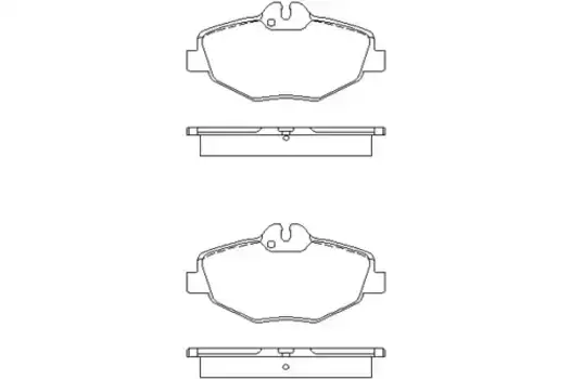 Тормозные колодки дисковые передняя ось TEXTAR 2374303