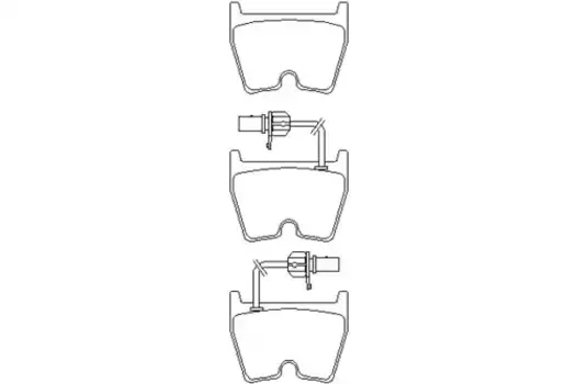 Тормозные колодки дисковые передняя ось TEXTAR 2375101