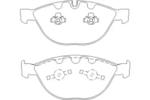 Тормозные колодки дисковые передняя ось TEXTAR 2379101