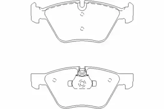 Тормозные колодки дисковые передняя ось TEXTAR 2379401