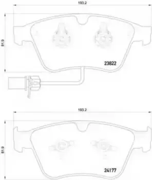 Тормозные колодки дисковые передняя ось TEXTAR 2382201