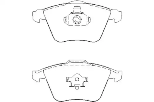Тормозные колодки дисковые передняя ось TEXTAR 2391201
