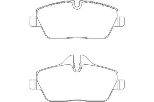 Тормозные колодки дисковые передняя ось TEXTAR 2391503