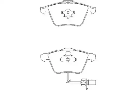Тормозные колодки дисковые передняя ось TEXTAR 2395001