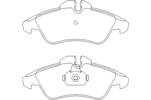 Тормозные колодки дисковые передняя ось TEXTAR 2399002