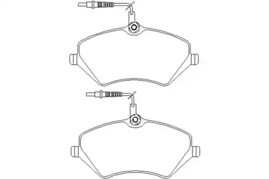 Тормозные колодки дисковые передняя ось TEXTAR 2413301
