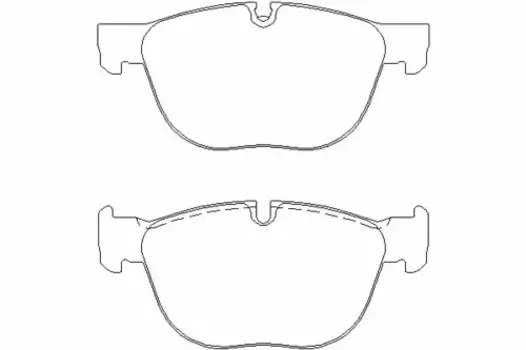 Тормозные колодки дисковые передняя ось TEXTAR 2417001