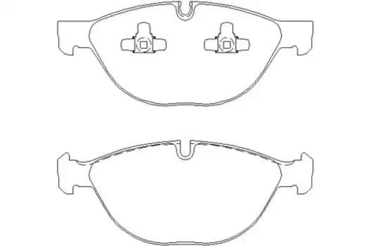 Тормозные колодки дисковые передняя ось TEXTAR 2417201