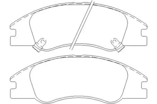 Тормозные колодки дисковые передняя ось TEXTAR 2421801