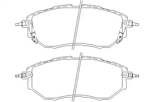 Тормозные колодки дисковые передняя ось TEXTAR 2422201
