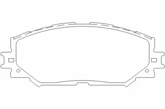 Тормозные колодки дисковые передняя ось TEXTAR 2433601