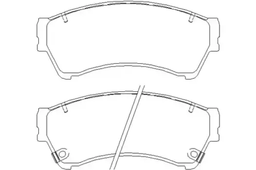 Тормозные колодки дисковые передняя ось TEXTAR 2458202