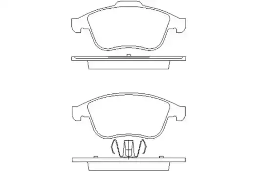 Тормозные колодки дисковые передняя ось TEXTAR 2471001