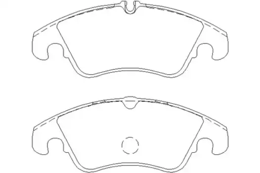 Тормозные колодки дисковые передняя ось TEXTAR 2474301