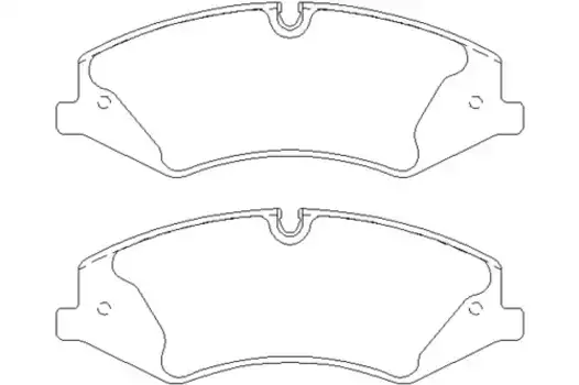 Тормозные колодки дисковые передняя ось TEXTAR 2502101